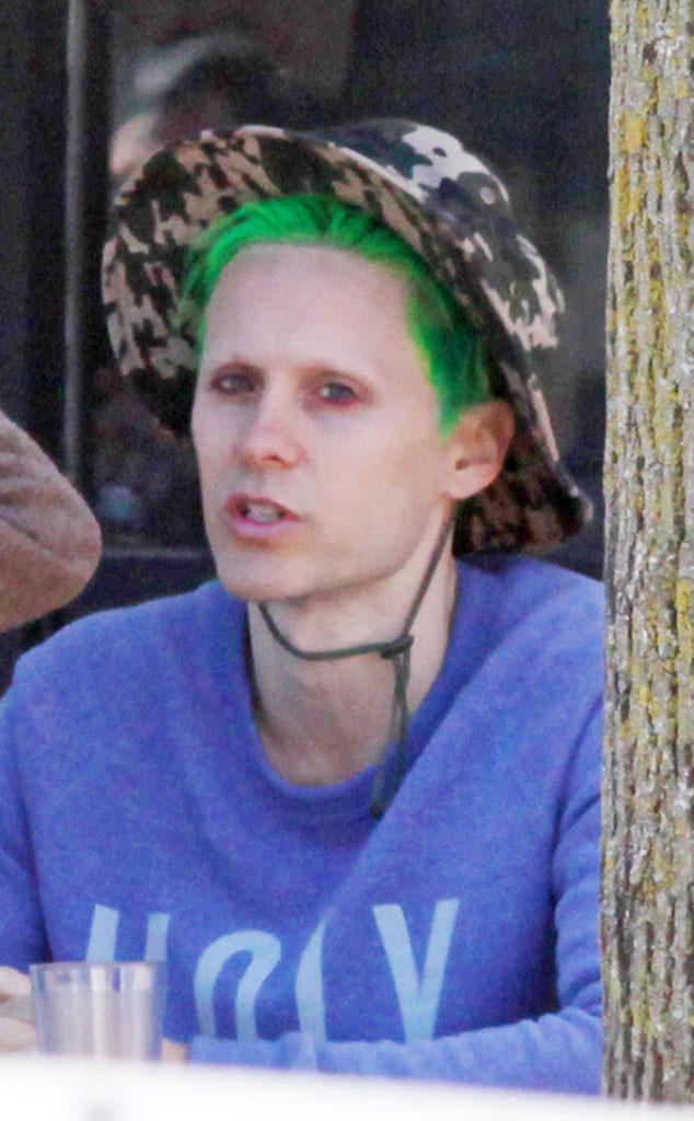 showpropanama's tweet photo. Así se prepara Jared Leto para interpretar al Guasón en Suicide Squad... ¡nos quedamos con su look del @PixbaeRock! http://t.co/Tojozd6NQL