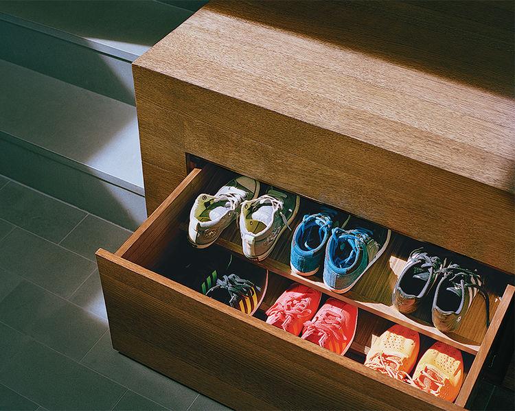 dwell's tweet photo. Clever shoe storage solutions: http://t.co/OXvUn1kkUG http://t.co/MqBbEolLTt