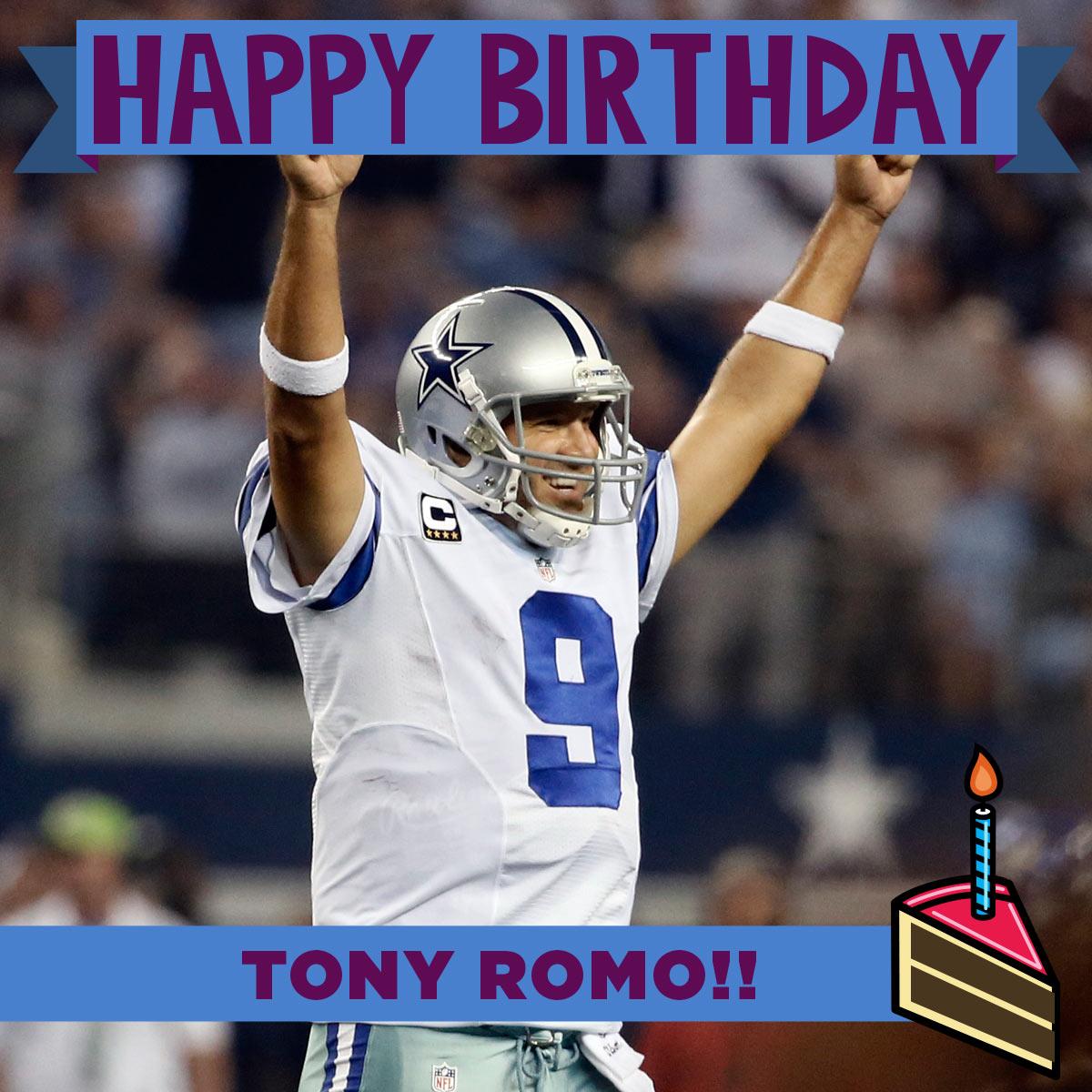 Remessage to help us wish QB Tony Romo a Happy Birthday! 