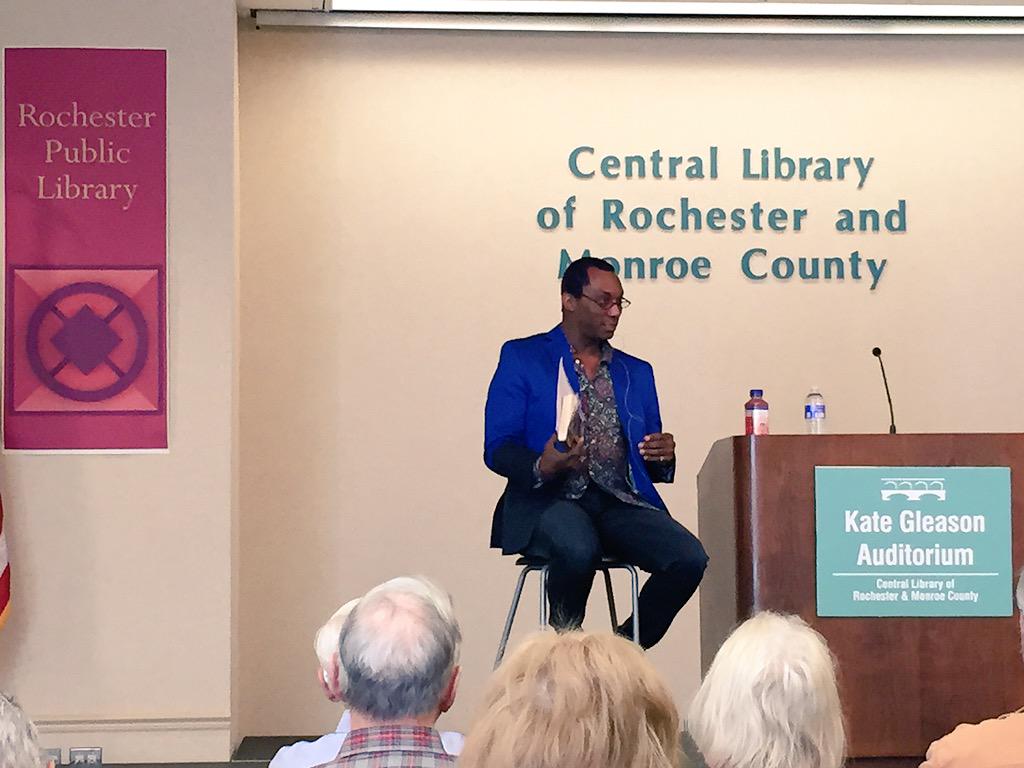 RocCityFFRPL's tweet photo. BSI right now: Thomas Warfield (Dir., PeaceArt Int'l &amp; RIT/NTID Dance Co.) talks Misty Copeland's 'Life in Motion'! http://t.co/KIZp3ScwJx