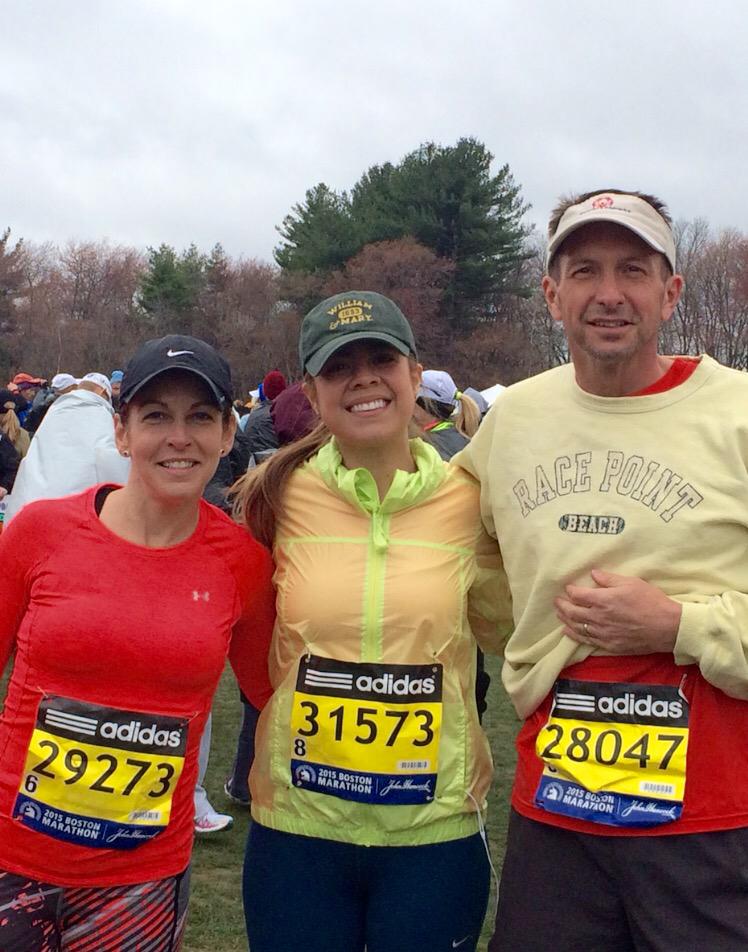 Lssobe11's tweet photo. "We don't run alone, we all run together." I met some pretty incredible people at the Boston Marathon! #runners http://t.co/NguX0zWo1g