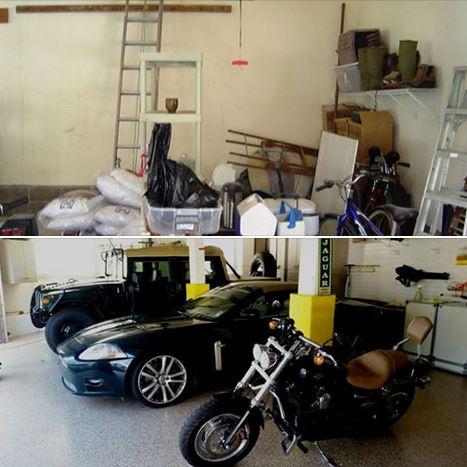 #TransformationTuesday: No matter your taste in cars, they can all fit in this newly #remodeledgarage!