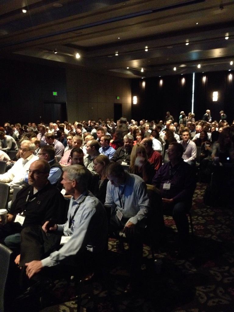 QuantumCorp's tweet photo. Quantum's @gstedman on stage next at #QuantumUnleashed. Follow @StorNext for a #livetweeting of his talk in 3,2,1... http://t.co/GpVPemDWPS