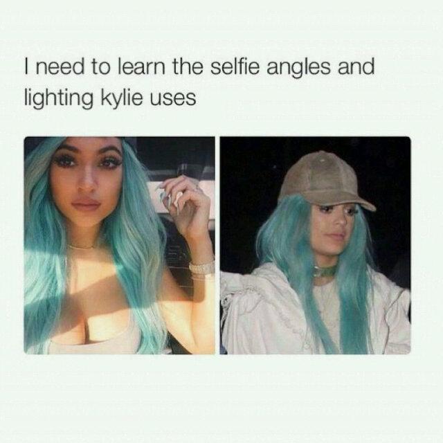 NelNydia's tweet photo. The #KylieJennerLipChallenge is stupid cuz you just need the perfect Selfie angles ....  LoL http://t.co/LtqIcbCsQQ