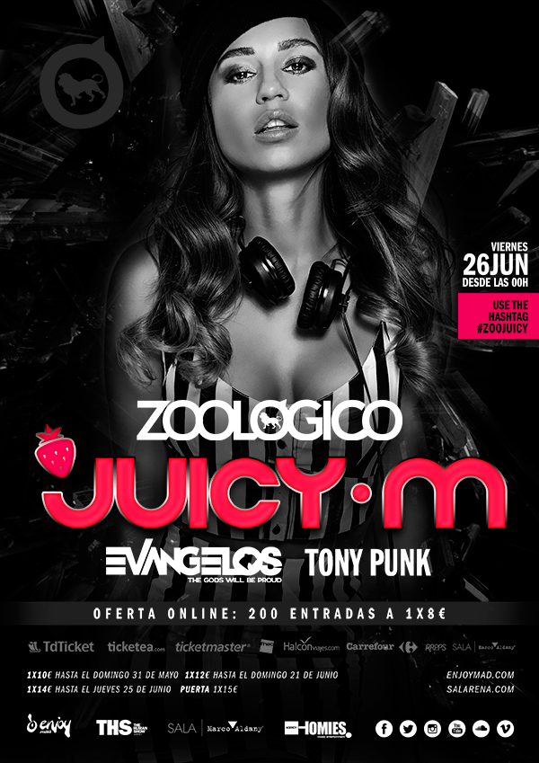 ListasNorteZoo's tweet photo. ¡Viernes 26 de Junio, Juicy M en #ZoologicoClub!
Entradas anticipadas ya a la venta: 606858144  #EDM #ZOO 
 #ZooJuicy http://t.co/HYeaEdHOex
