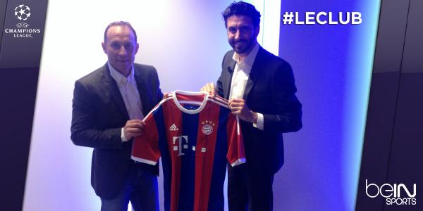beinsports_FR's tweet image. RT ce message et tentez de gagner le maillot du Bayern dédicacé / Follow @beinsports_FR pour jouer #LECLUB