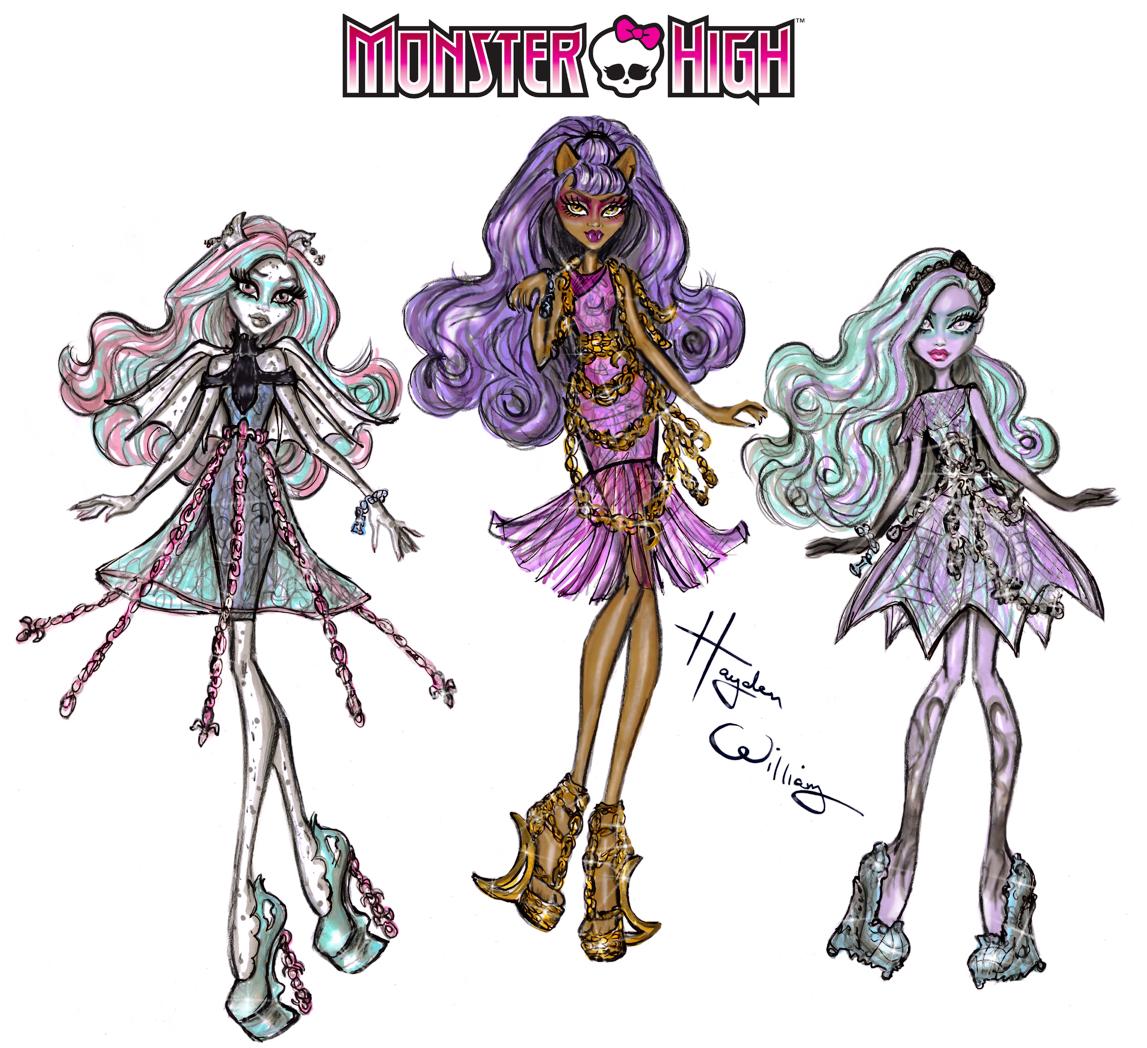 ELONWATCH18's tweet photo. My 2nd hauntingly fabulous collab with @MonsterHigh - Check out Clawdeen, Rochelle &amp; Twyla from #MonsterHighHaunted http://t.co/Aot3gqGcNl