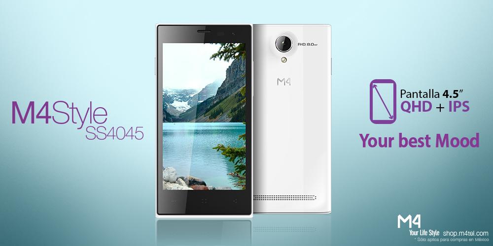 M4Connectivity's tweet photo. #M4Style SS4045. Con su pantalla de 4.5” Full Touch Capacitiva dedícate a crear #M4TodosSomosNiños #👍 #CómprameAhora http://t.co/a271BC43re