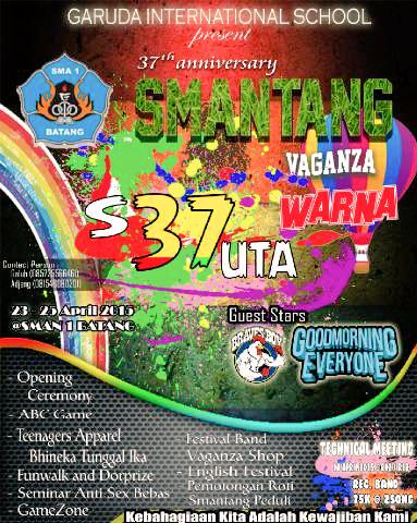 GME | Next Show | 25/4/15 | " 37th Anniversary SMAN 1 Batang Jawa Tengah | #TEAMUP!