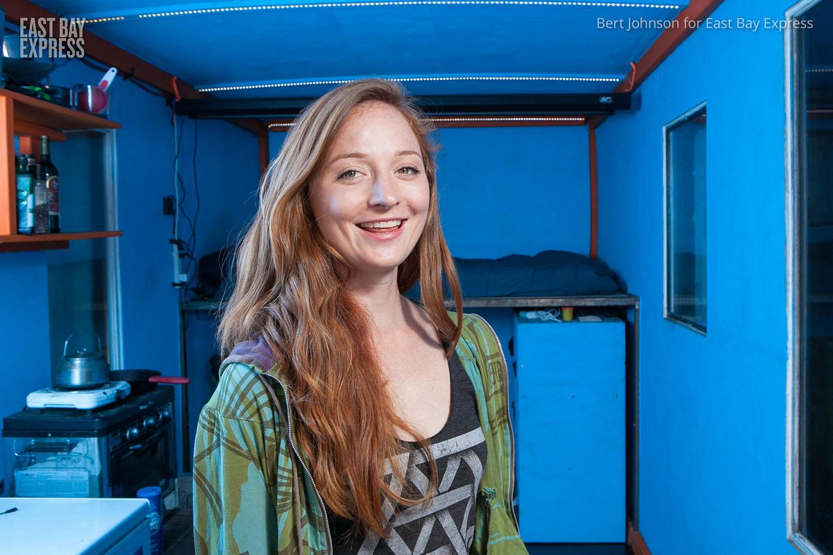 EastBayExpress's tweet photo. Cheap rent, easy to clean - why not live in a #boxouse? http://t.co/CqwPVK7MUl http://t.co/VbrsWOnUDl