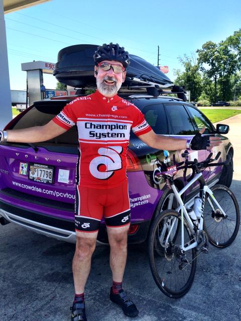 Champion_System's tweet photo. Hey @RedEric5 looking good! #pcvt #pancreaticcancervictorytour http://t.co/B4c6iVeqv5