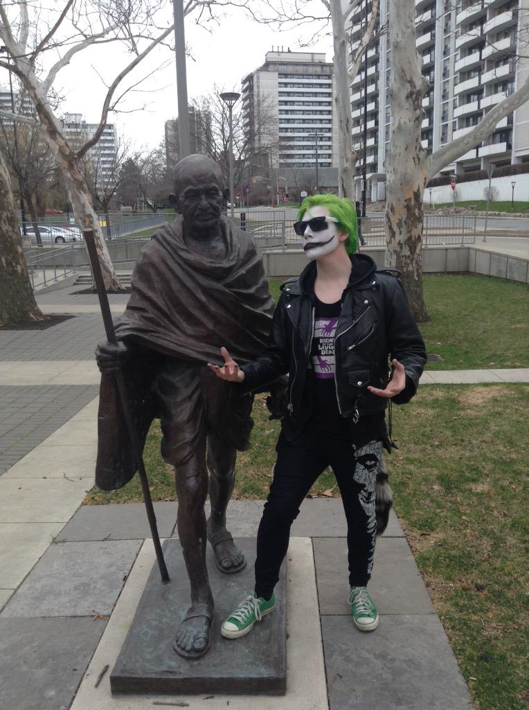 Gandhi approves of us! You should too! #tour life #GandhiMateGandhi #innerpeace