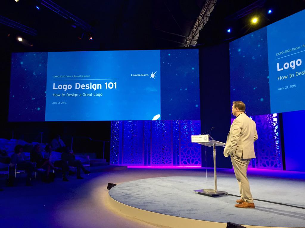 Thanks <a href="/DubaiExpo2020/">DubaiExpo2020</a> for inviting us to speak to hopeful designers of the event logo - best luck to them!