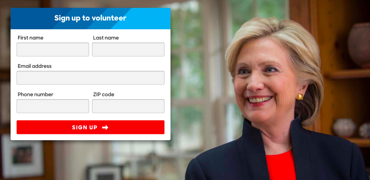 ElectWomenHQ's tweet photo. If you're #ReadyforHillary, it’s time to get #ReadytoVolunteer! Sign up today: http://t.co/COMtbuNMEQ #Hillary2016 http://t.co/GDV0iWMYKx