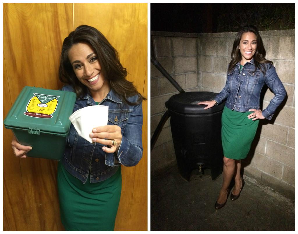 KTVU's tweet image. #2ActsofGreen @GasiaKTVU is composting and collecting rainwater - what are you doing? #EarthDay2015