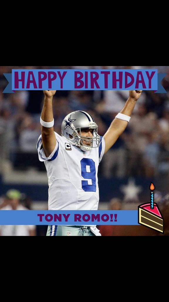 Happy Birthday Tony Romo!! 