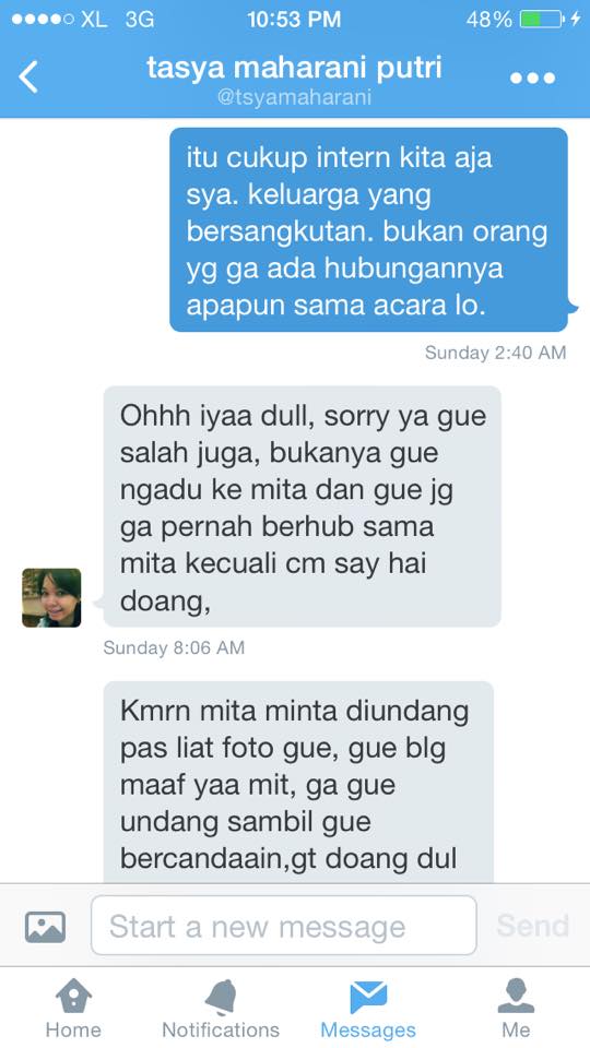 PanduTriatmo's tweet photo. sampe gw tau ada laporan kaya gini... jangan harap hidup lo tenang @mithaindah.. inget baik2 nih @AdePermanana http://t.co/5WkQEIWw6m