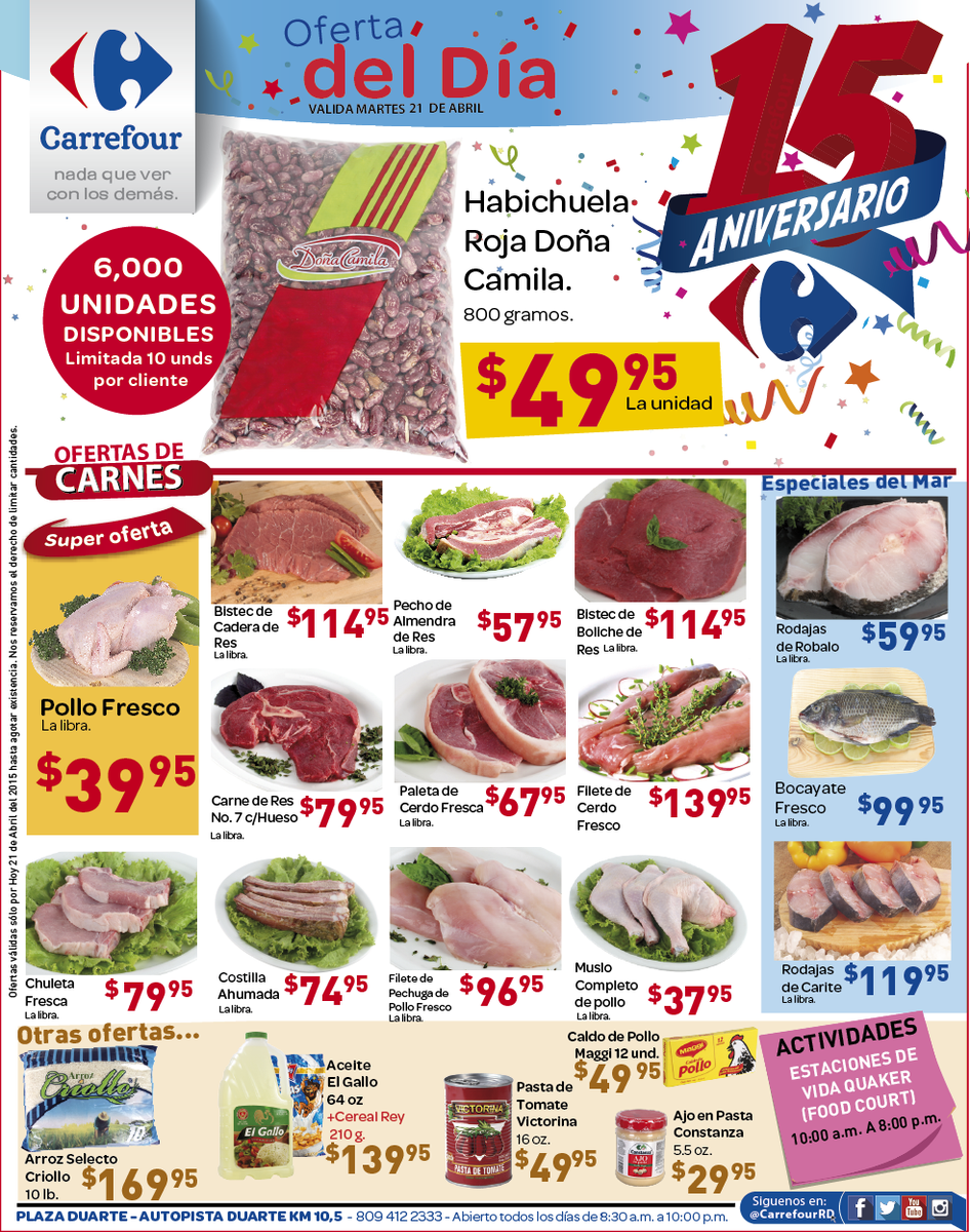 LuisMAguilo's tweet photo. Hoy pasé por @Carrefour_RD y compré un #FiletedeCerdo aprovechando las ofertas de #Carnes por su #15Aniversario http://t.co/q4LYe4dGE4