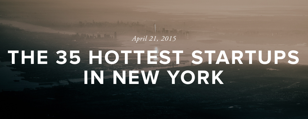 RebelMouse's tweet photo. We're honored to be one of the 35 hottest startups in NYC! http://t.co/Fzw5wXWV5E Thanks @Symmetry50! http://t.co/WZ4Cof43nr