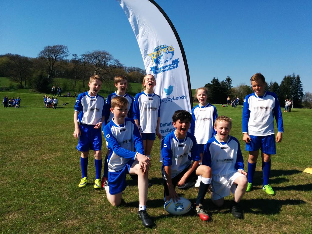 RugbyLeeds's tweet image. We were honoured to host the North West Tag event. Congrats to St Mary&apos;s Primary who won the event #RLdevelopment