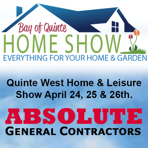 AbsoluteAGC's tweet image. We'll be attending the Quinte West Home April 24, 25 &amp;amp; 26th. Be sure to stop by our booth!