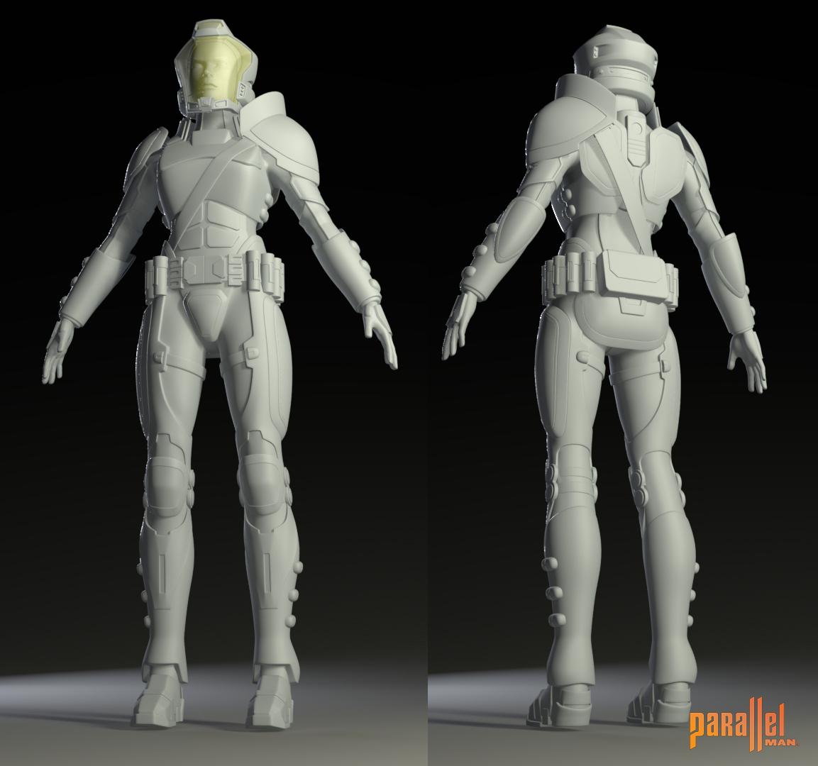 Hellomenopee's tweet photo. Turntable Stills from the #ParallelMan turntables I've been rendering out. #3dmodels #3dart #Maya http://t.co/o5jVPSiLO0