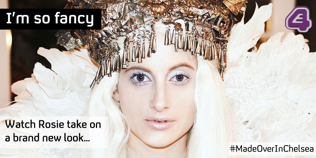 E4Chelsea's tweet photo. Watch Rosie as you've never seen her before in #MadeOverInChelsea right here: http://t.co/AC4G4CyCkv http://t.co/9UVSaN45X9