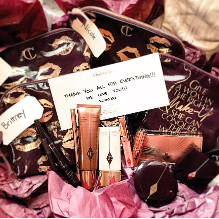 brittney_schram's tweet photo. .@CTilburyMakeup, thank YOU for creating a fabulous makeup and beauty line that is to die for! DCC love you! 😘 http://t.co/vsAT2FpV2x