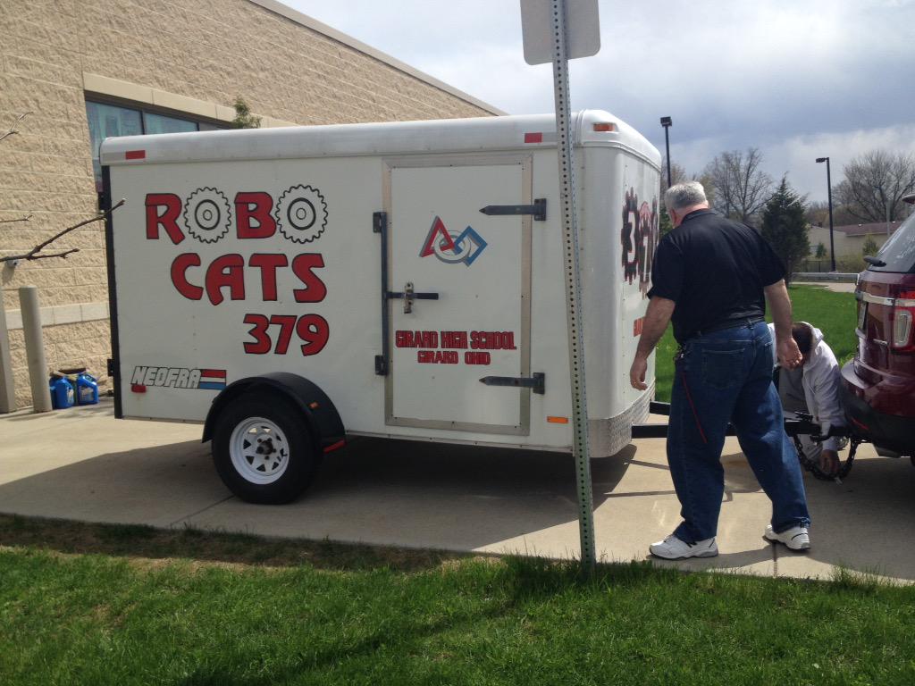 RoboCats379's tweet photo. Team 379 is ready for St. Louis! 😊 #omgrobots #countdowntochamps http://t.co/2rLyyIGS6a