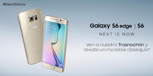 SamsungCO's tweet photo. Ven el 23 de abril de 7:00 pm a 10:00 pm a nuestras Tiendas Samsung. Llévate tu GALAXY S6 Edge│S6 #NextIsNow http://t.co/FdqObesonK