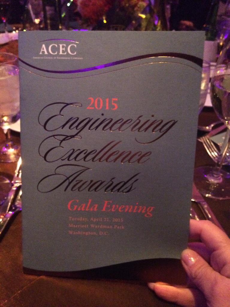 nashvillekasey's tweet photo. Proud to be w @SSR_Inc & @ACECTN_TSPE's @psmithone & @ntaylor_nick at @ACEC_National EEA Gala #ACECSpring2015 http://t.co/mvRt81mpr9