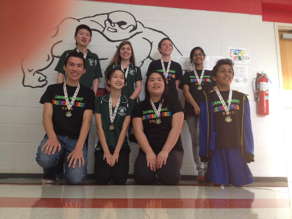 Daniel Wright Scholastic Bowl Conference Champions!!!!!  #engage103