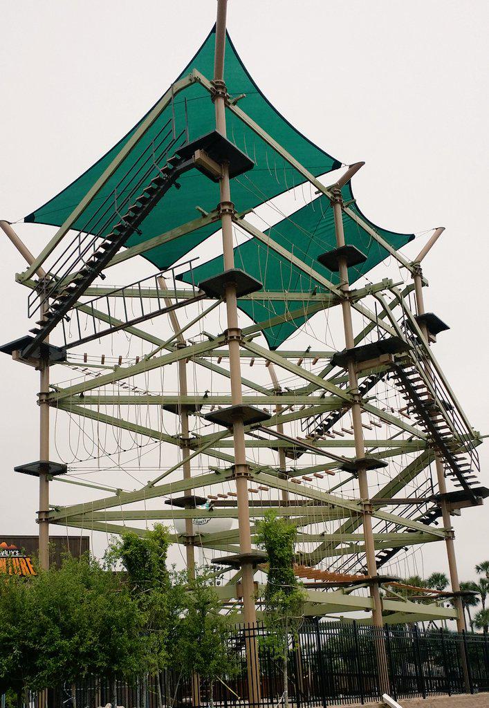 Breathtaking views of the park and #OkaloosaIsland atop our 60ft ropes course!  #ThingsToDo