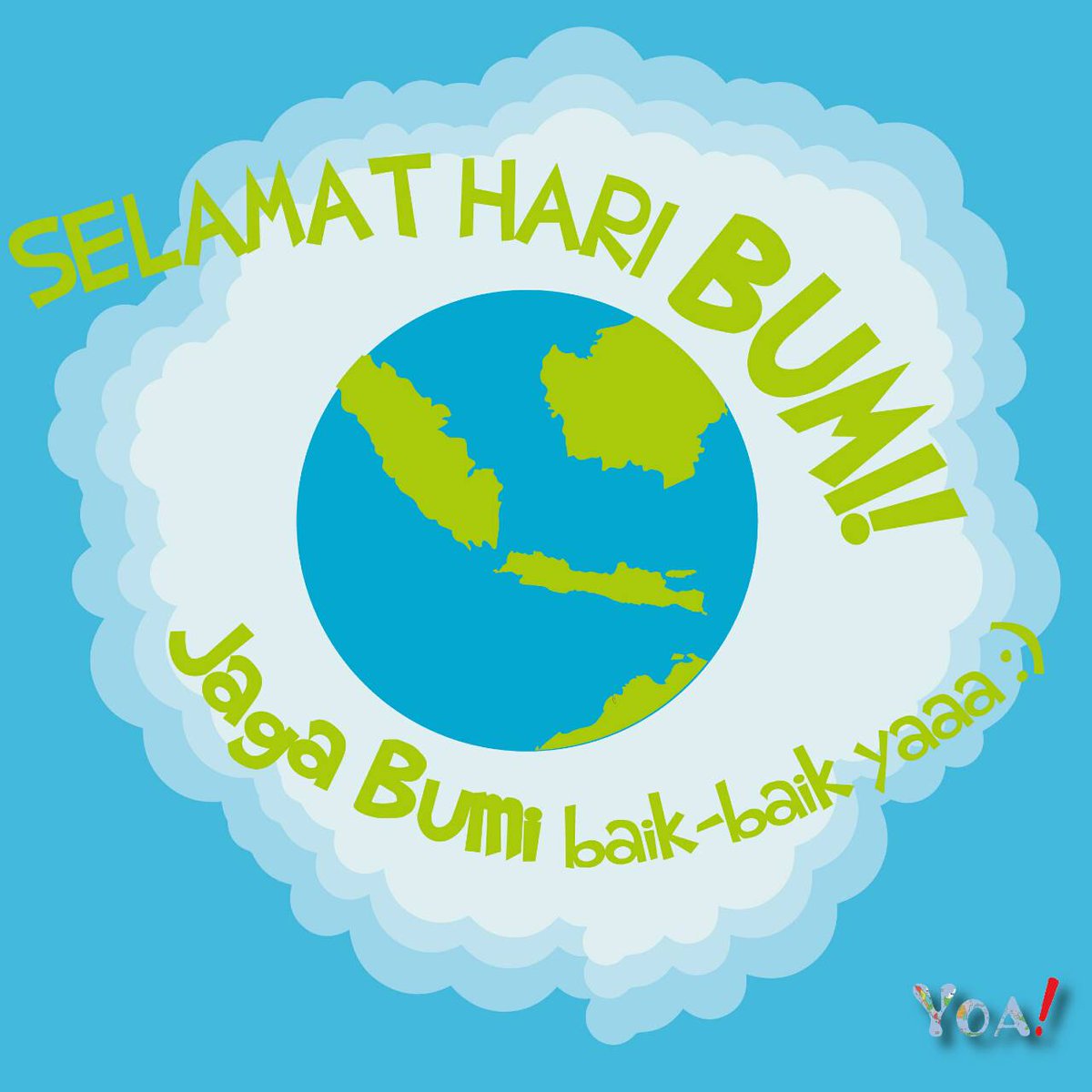 Selamat Hari Bumi! Mari jaga bumi kita untuk masa depan yaa 😊