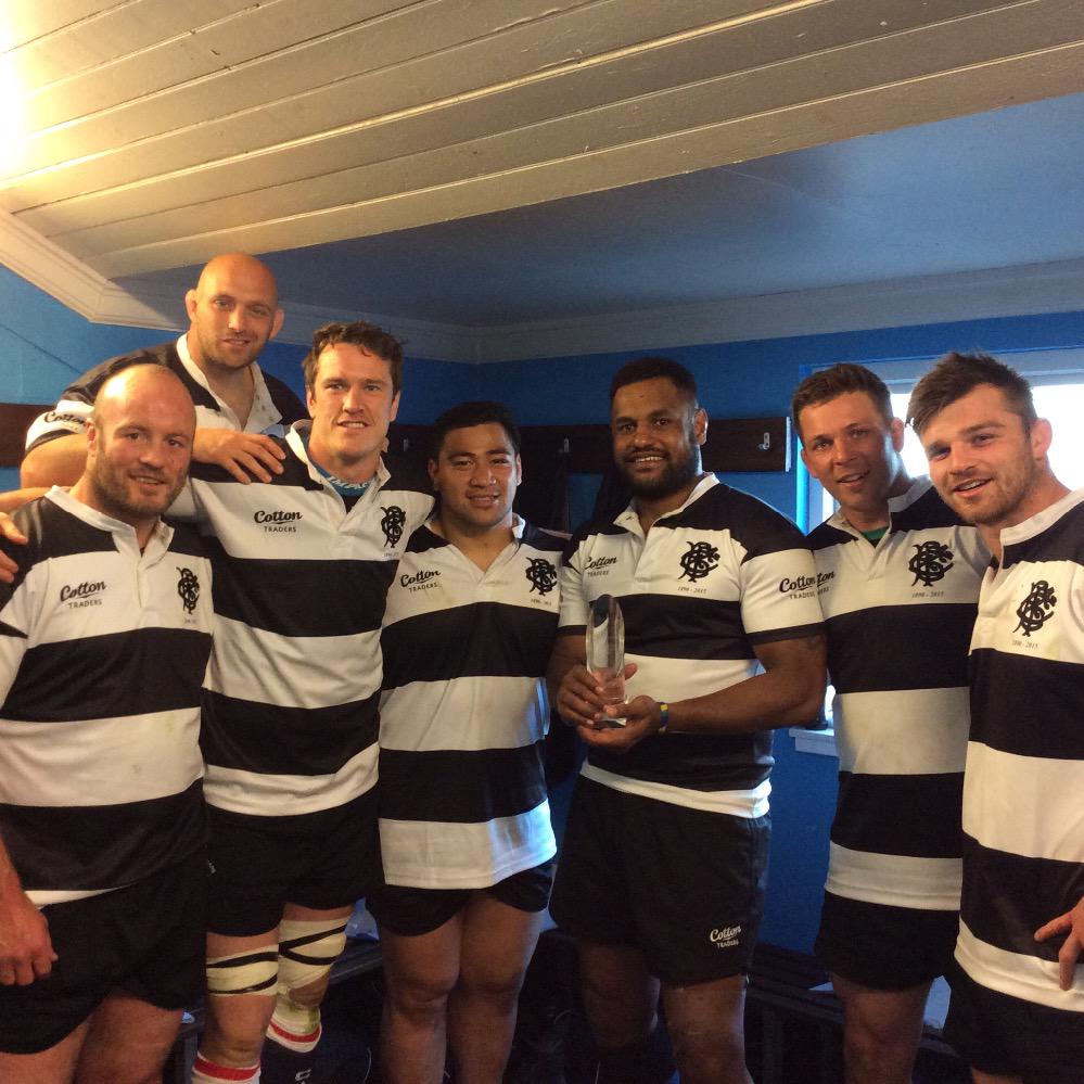 It was an honour to wear this jersey great experience!!#barbarianrugby