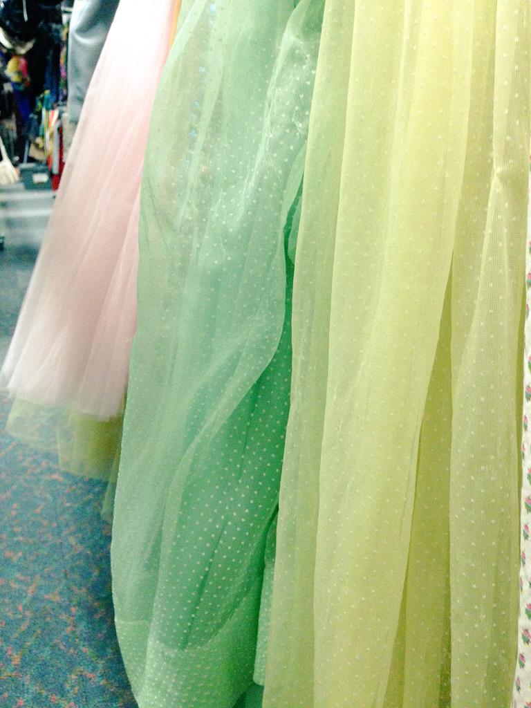 MainstageTC's tweet photo. We're exactly one month from opening night and spending it at costume fittings! #pasteldresses #HairsprayMTC http://t.co/nbLRpAmFYI