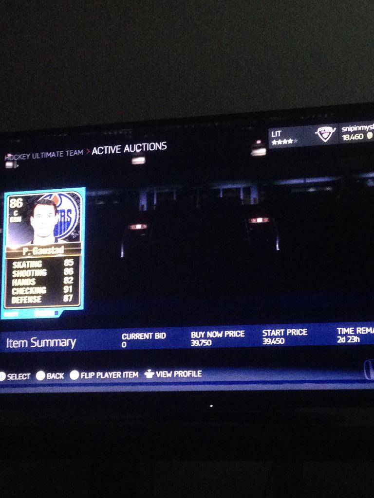 GIveawaysHUT14's tweet photo. @NHLAuctionHouse Cheapest up by far TN L1TTUP. dm me with proof of purchase for reward. Gaustad is an absolute beast! http://t.co/F2GP9U9GWJ