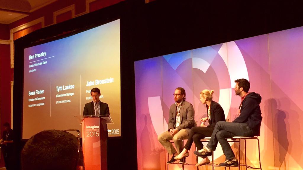 ericerway: Strong finish with today's last panel at Imagine. Best practices from Customer Experience All-Stars. #ImagineCommerce http://t.co/xmzkWNoew4