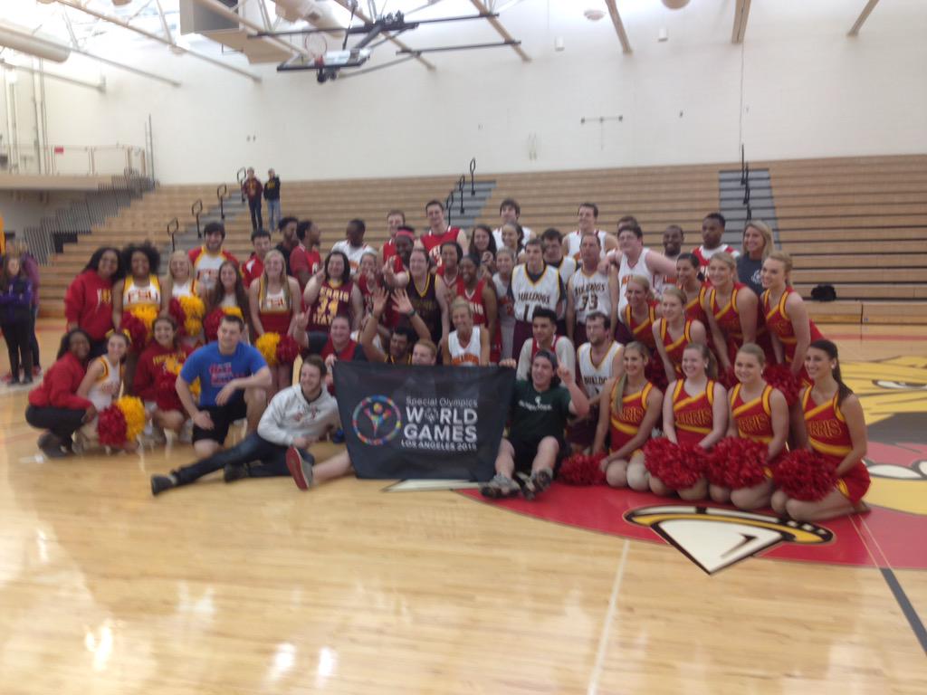 What a great game tonight with Area 5 Special Olympics. Thank you to all those who came out to support #FerrisSTrong
