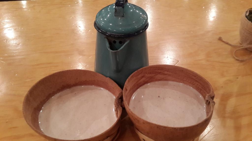 Horchata artesanal hecha a la perfección en <a href="/QueBoChocolates/">QUE BO! Chocolatería</a> por <a href="/JoseRaCastillo/">Chef JoséRa Castillo</a> en <a href="/DowntownMexico/">DowntownMexico</a>