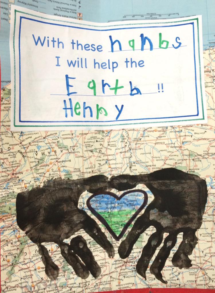 <a href="/ehestera/">emilia hestera</a>: Great idea for an Earth Day craft!! #kindergarten #earthday #april22 #littlehands