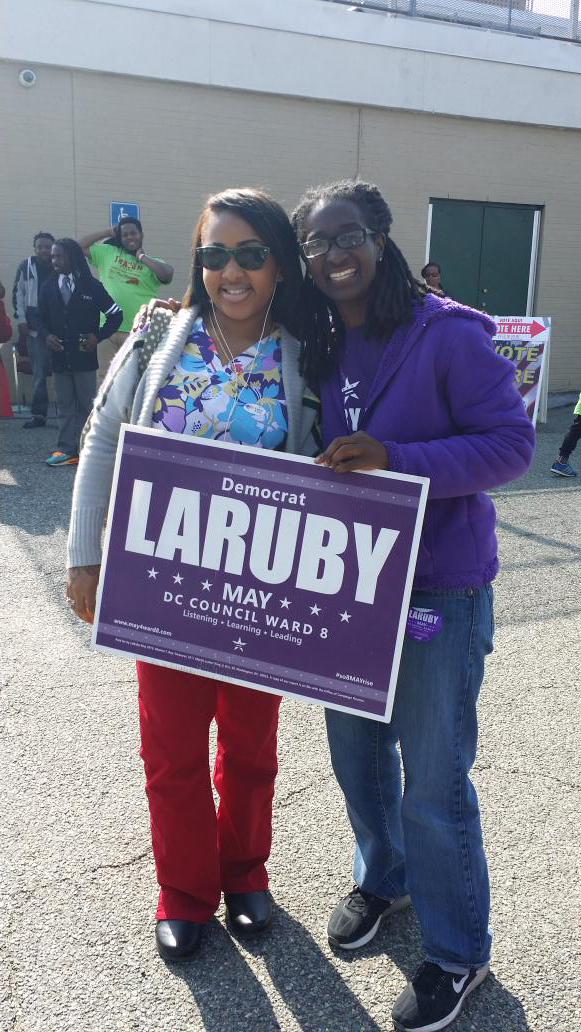 LaRubyMay's tweet photo. Voting early is an all day affair. #so8MAYrise #Purplementum #WeCanDoThisAllDay http://t.co/cN1tj7Pb0D