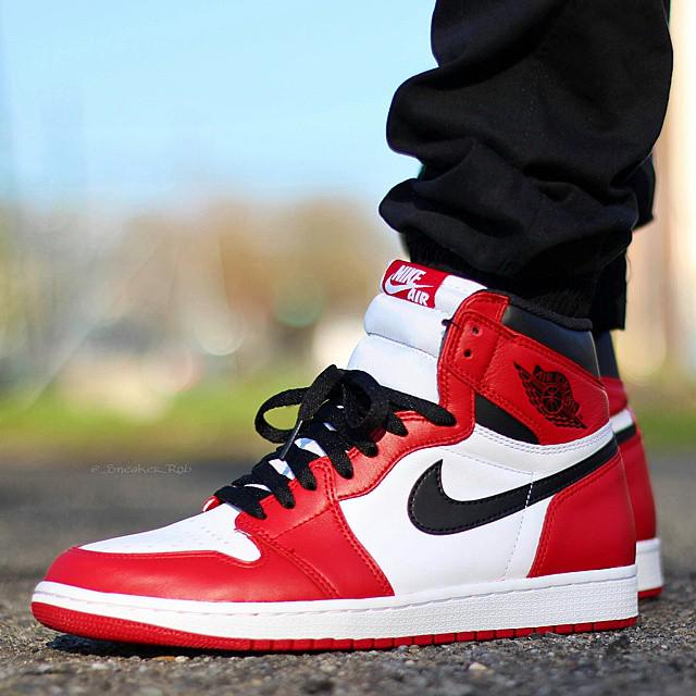 jordan 1 chicago 2015 on feet