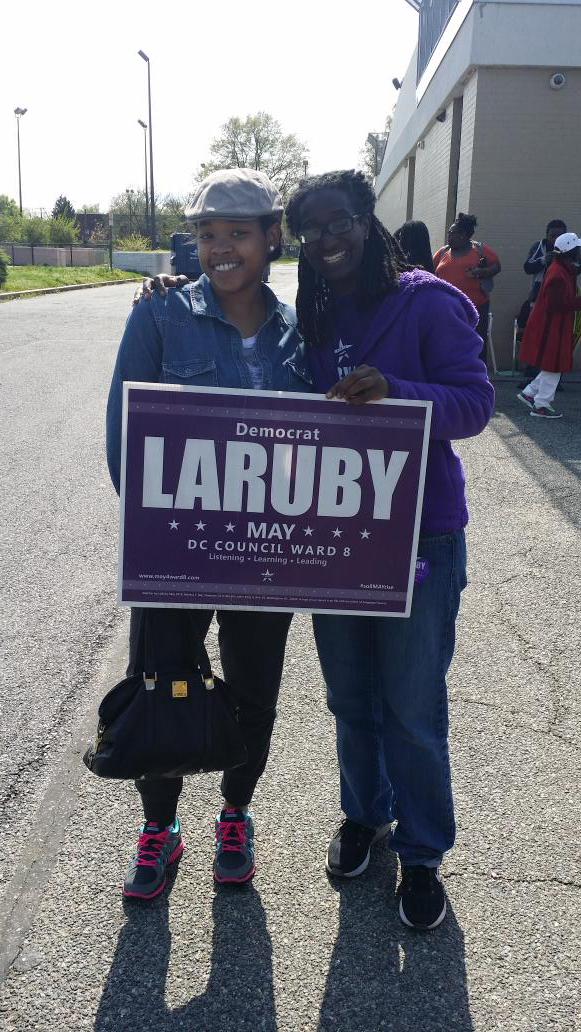 LaRubyMay's tweet photo. Voting early is an all day affair. #so8MAYrise #Purplementum #WeCanDoThisAllDay http://t.co/cN1tj7Pb0D