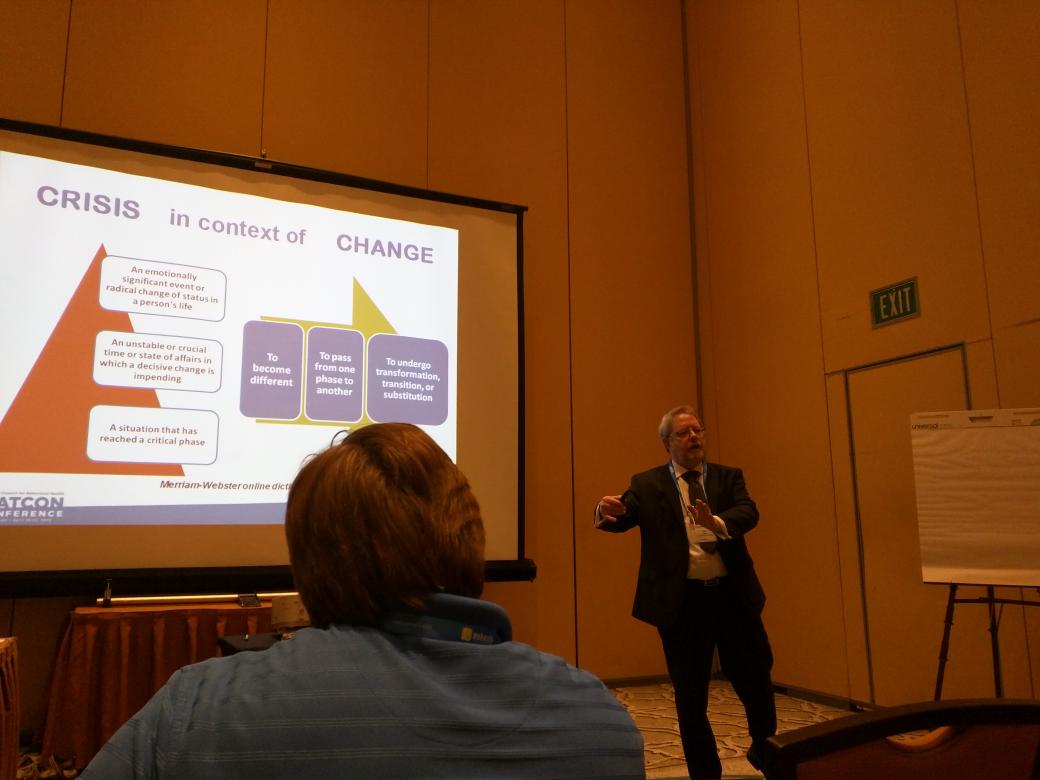VincentCaimano's tweet photo. Tom Lane of Magellan presenting #NatCon15 http://t.co/IY49dLWDkO