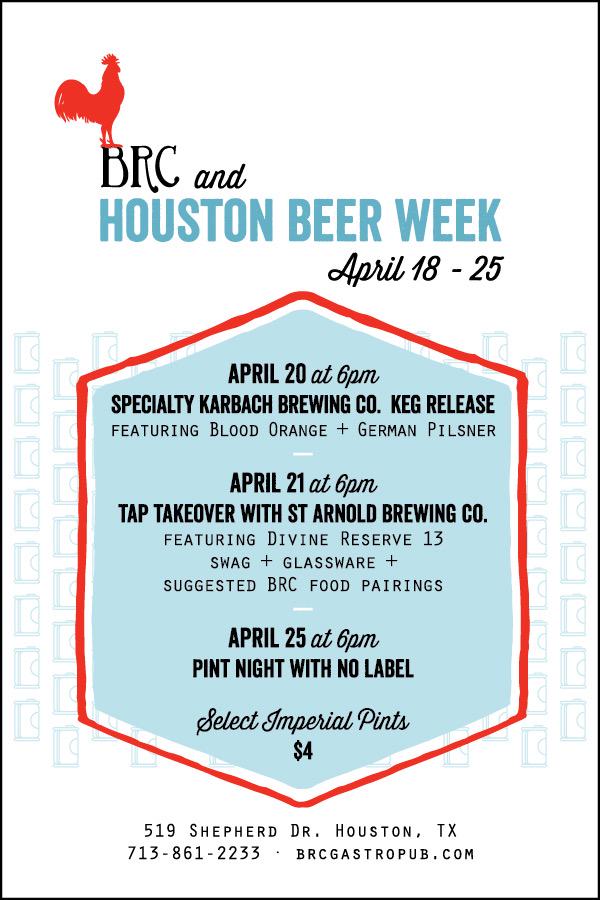 foodmonsters's tweet photo. Enjoy #HoustonBeerWeek with our friends over at @BRCgastropub tonight at @SaintArnold! @HoustonBeerWeek http://t.co/qw6k3oOjvz