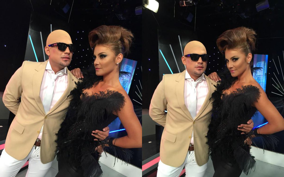 tcsoyelmejor's tweet photo. ¡JLo & Pitbull! ¿#JacquelineVIP y #EmilioVIP ganarán? Aquí un collage con la caracterización de sus personajes. | 9PM http://t.co/LO8t47NOjI