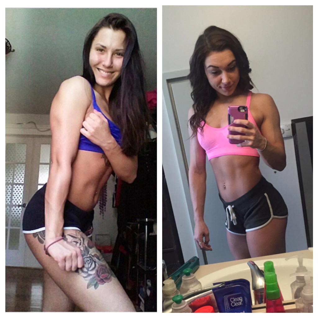 TylerFurfero's tweet photo. "lifting weights makes women bulky, and manly" guess no one told these two #TyEffects clients on mine ππ₯πͺπ http://t.co/WMc2DBIbil