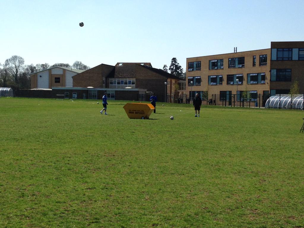stuartco's tweet image. My attempt at the skip challenge today with PUFC.. At this point it looked like it was going in :-) @mickgeorgeltd