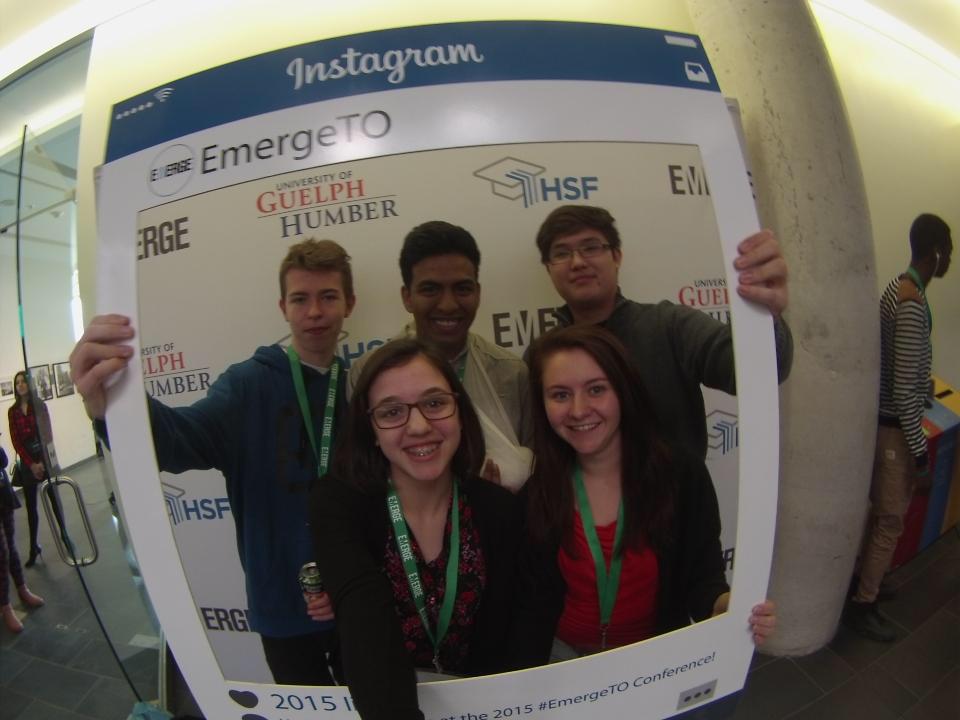 OLMC_SHSM's tweet photo. awesome day at @guelphhumber for @EmergeTO ! #EmergeTO #MakeMediaThatMatters http://t.co/RdikEkr51a
